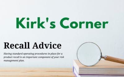 Kirk’s Corner – Recall Advice