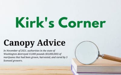 Kirk’s Corner – Canopy Advice
