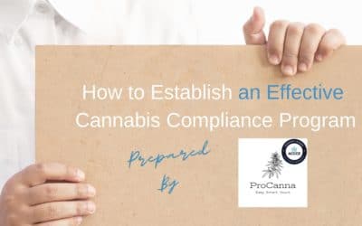 How to Establish an Effective Cannabis Compliance Program